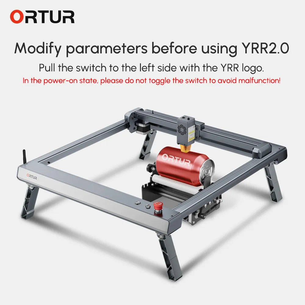 ORTUR 40*85cm Laser Master 3 Engraver Cutter with Rotary Roller Air Assist Set App Offline CNC Wood Cutting Engravging Machine