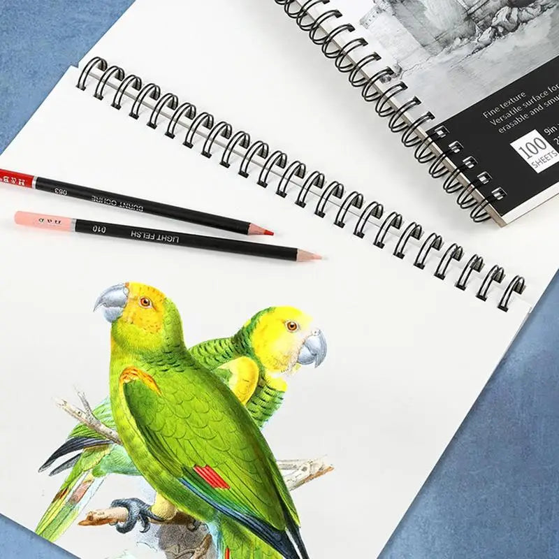 Drawing Book 9x12inch Sketching Beginners-Friendly Notebook Children's Arts Supplies Drawing Books For Writing Sketching Drawing