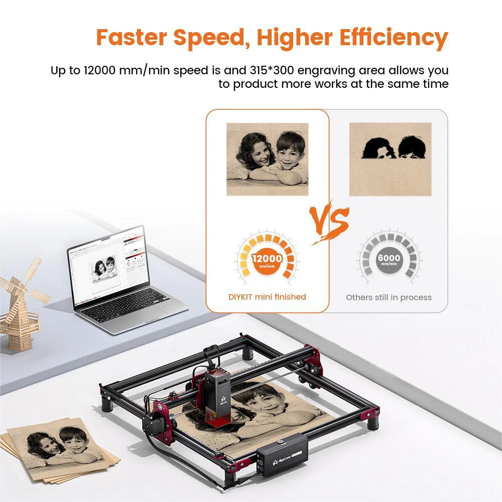 Algolaser Mini 5W Laser Master Engraver Cutter Metal DIY Marker Engraving Cutting Machine