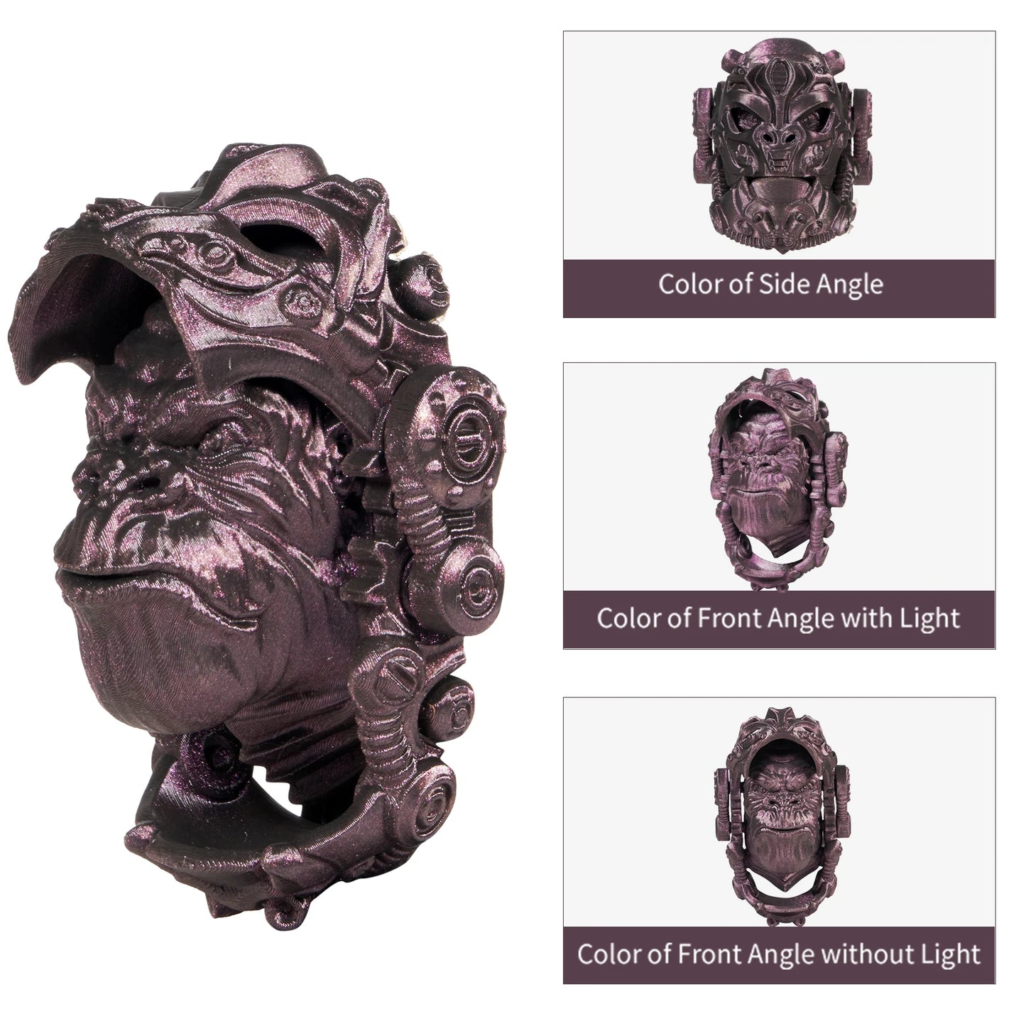 ERYONE 1/5KG Burnt Color Rainbow PLA Filament 3D Print 1.75mm +/-0.03mm, Multicolor Available,1kg/spool