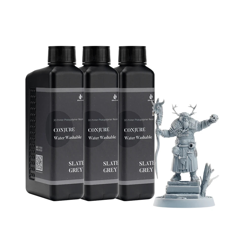 Conjure Water Washable Resin For 3D Printer LCD UV Resin Like ABS Photopolymer Resin For Anycubic/Elegoo Printer