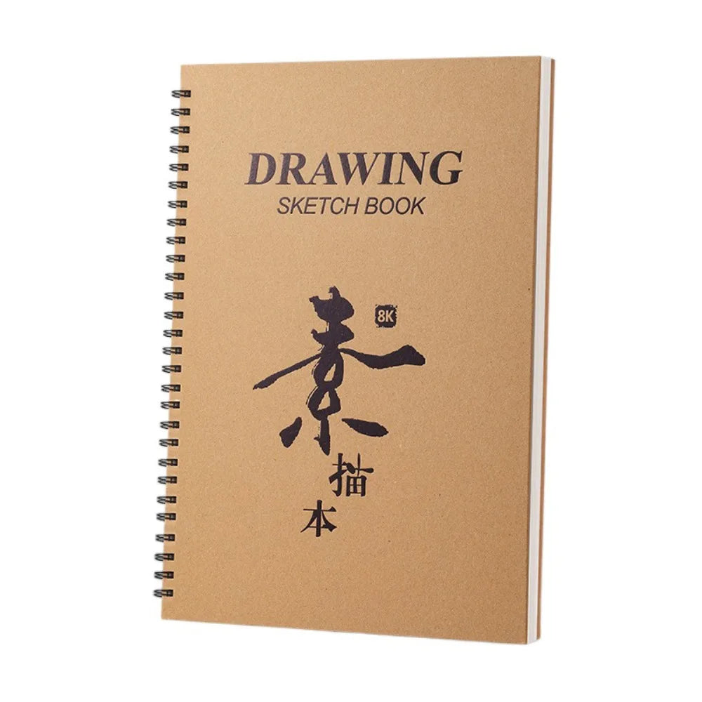 30 Sheets 8K 16K Coil Sketchbook A4 A5 A6 Eco-Friendly Thick Drawing Paper Acid Free Spiral Bound Artist Sketch Pad Sketch