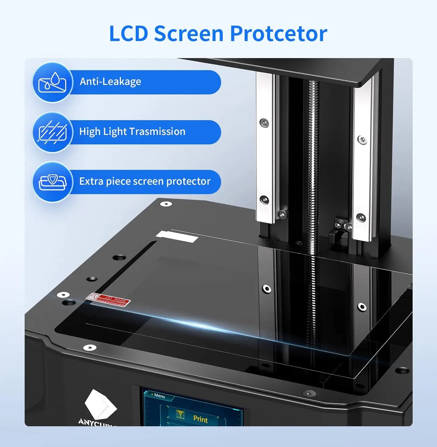 ANYCUBIC Photon Mono X 6Ks, Resin 3D Printer with 9.1'' 6K Mono Screen, LCD SLA Resin Printer with Upgraded LighTurbo Matrix, La