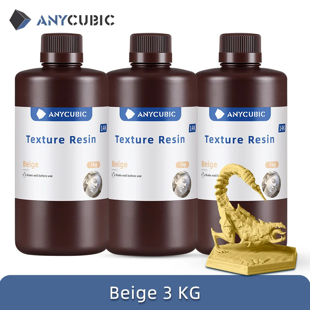 ANYCUBIC Texture Resin 14K high-precision 405nm UV Resin For Photon 3D Printer UV Photopolymer Resin