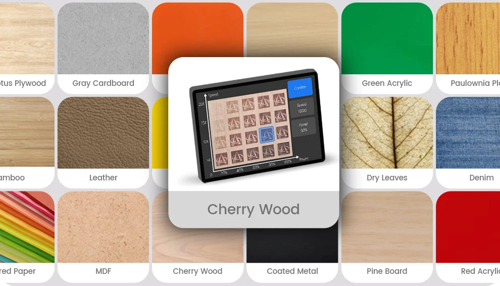 Algolaser 90W Table 40*43cm CNC Laser Cutter Engraver 3.5” Touch Scree Phone&WiF Metal Wood CNC Lase Cutting Engraving Machine