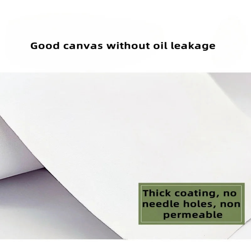 10M/Roll Cotton Canvas Roll,White Blank Specialized Suitable for Oil Painting,Acrylic Pigments,27,37,47,,57,67,77,87cm Wide