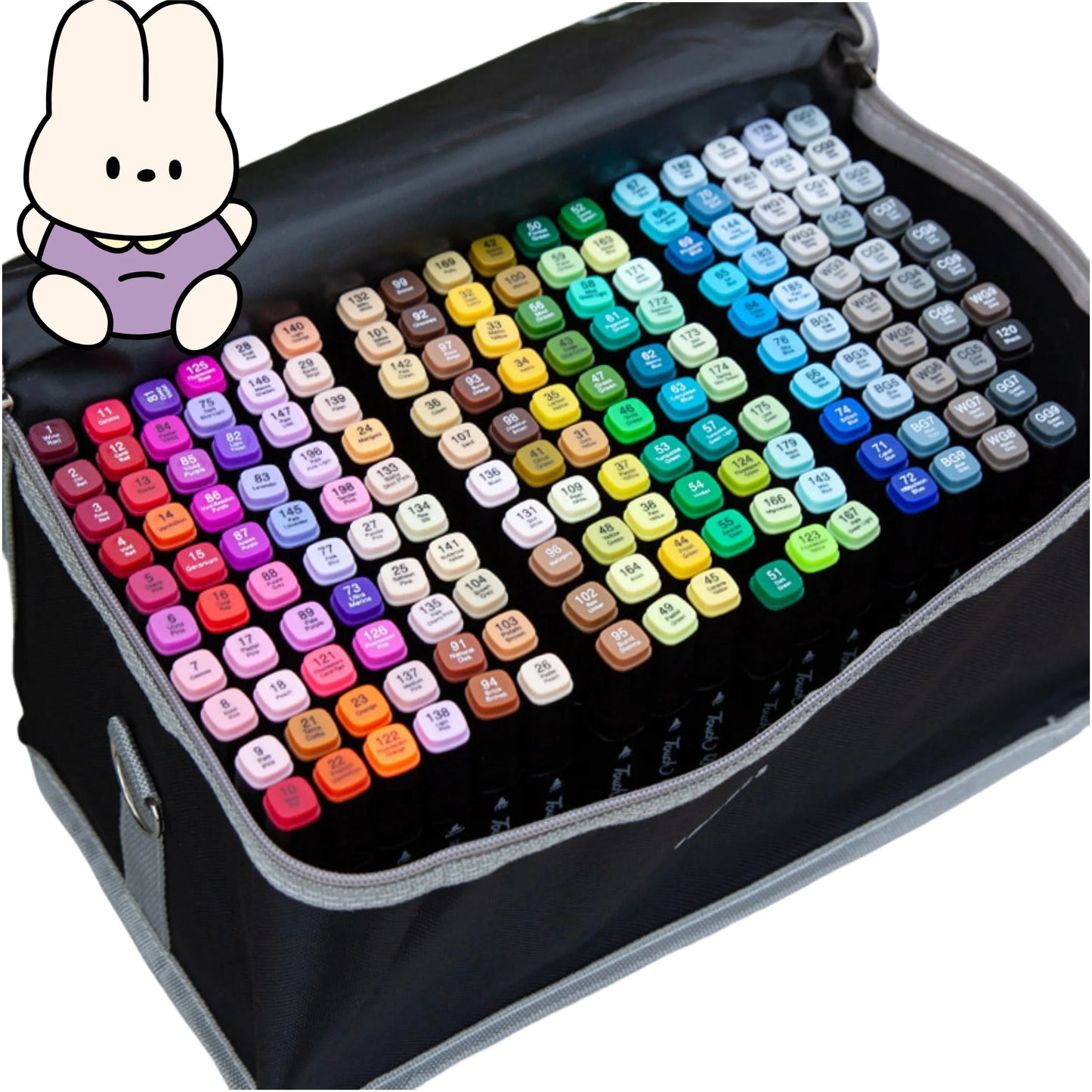 168-color alcohol marker set, used for drawing permanent sketch markers