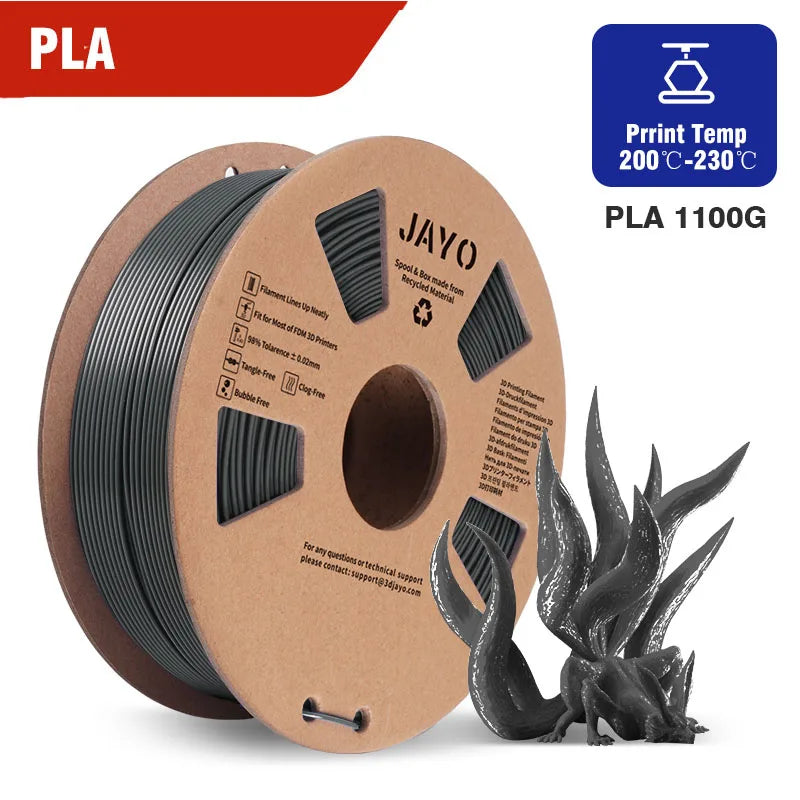 JAYO PLA/PETG/SILK/PLA Meta Filament 1Roll 3D Printer Filament 1.75mm 3d Filament PLA Printing Materials for 3D Printer&3D Pen