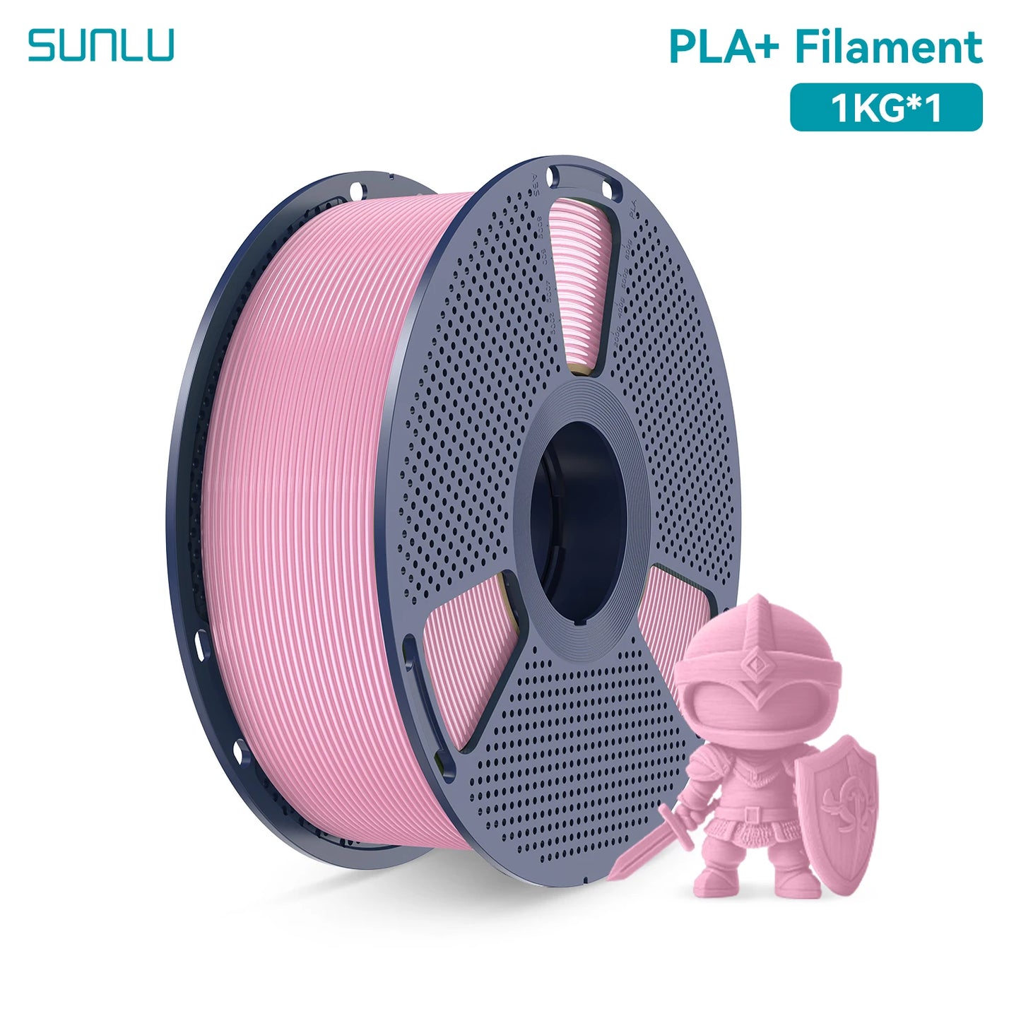 SUNLU PLA PLUS 1KG PLA+ 3D Printer Filament 1.75mm High transparency Tolerance+/-0.02mm Colorful Neatly Wound 300MM/S