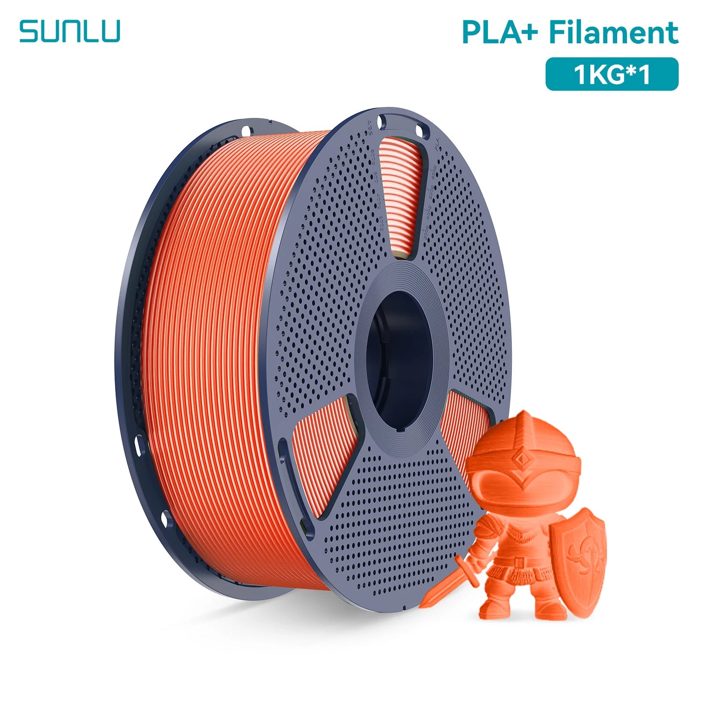SUNLU PLA PLUS 1KG PLA+ 3D Printer Filament 1.75mm High transparency Tolerance+/-0.02mm Colorful Neatly Wound 300MM/S