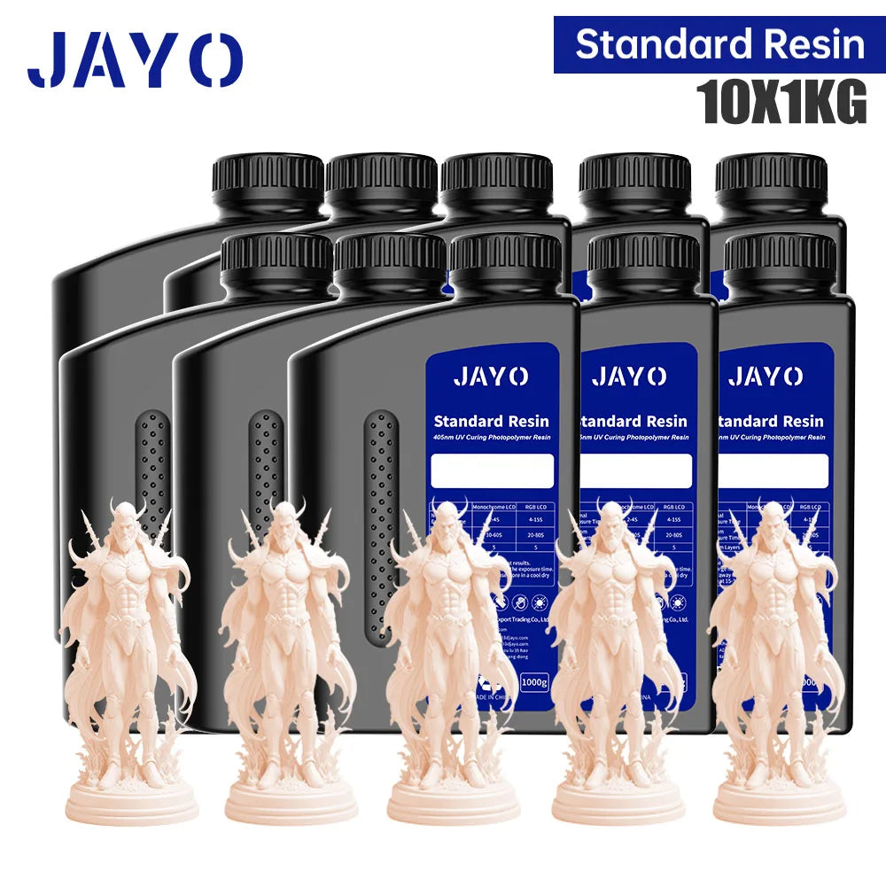 JAYO 5KG&10KG 3D Printer Standard Resin 405nm UV Resin For LCD 3D Printer Material For Printing Easy to Print Good Precision