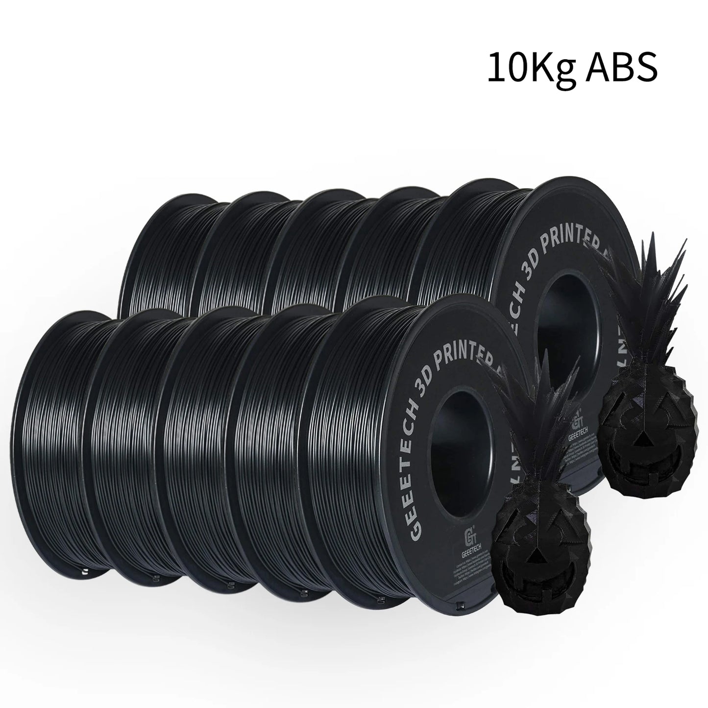 GEEETECH 10Kg In One Box Matte/PETG/Silk PLA/TPU/ABS 3D PLA Filament 1.75mm Spool Wire For 3D Printer Material,Safety