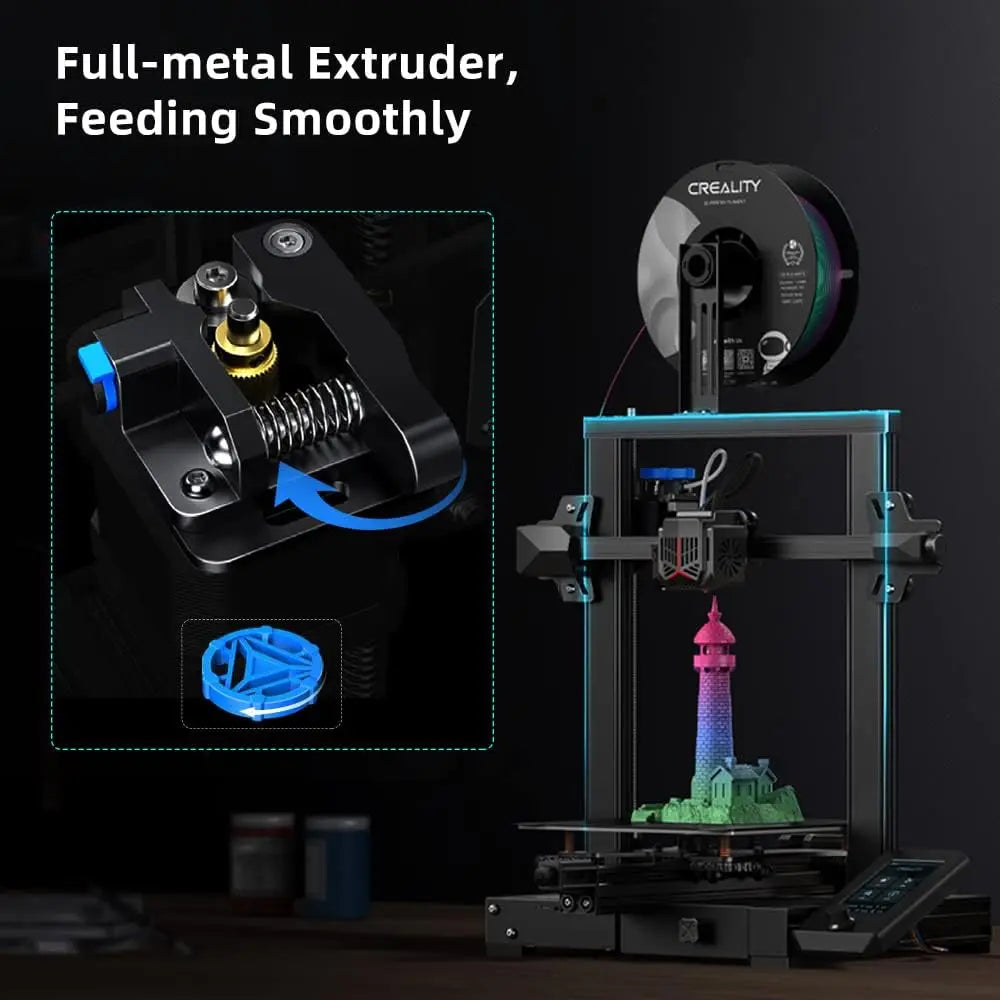 Official Creality Ender 3 V2 Neo 3D Printer with CR Touch Auto Leveling Spring Steel Platform Full-Metal Extruder