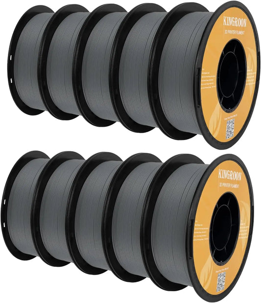 Kingroon High Speed PLA Bundle 3D Printer Filament 1.75mm, 3D Printer Rapid Filament for 30-600mm/s Hyper Printing Filament