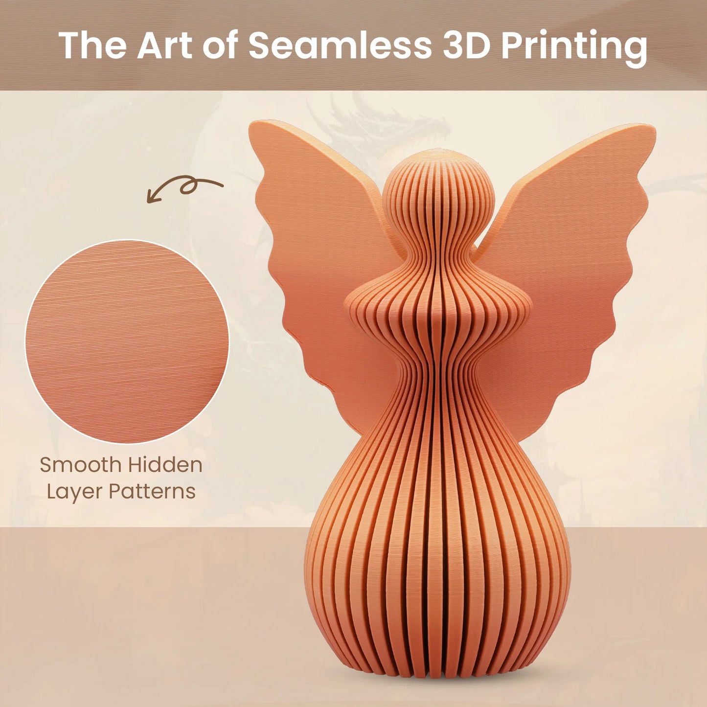 ERYONE High Speed Matte Gradient Rainbow 3D Printer PLA Filament 1.75 +/- 0.03mm, Matte Multicolor Filament PLA 1KG 2.2LBS Spool