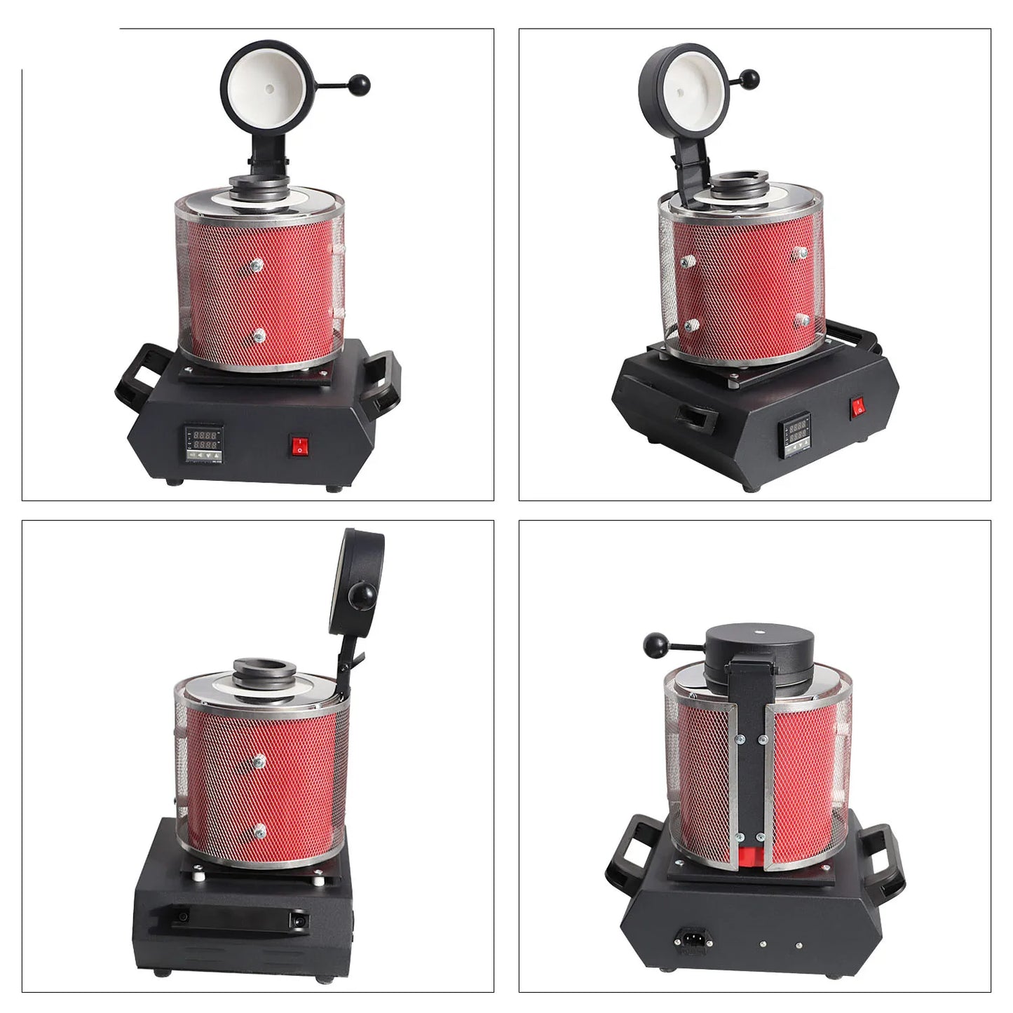 3Kg Portable Gold/Silver Melting Furnace - High-Temp Crucible Kit for Aluminum & Precious Metals