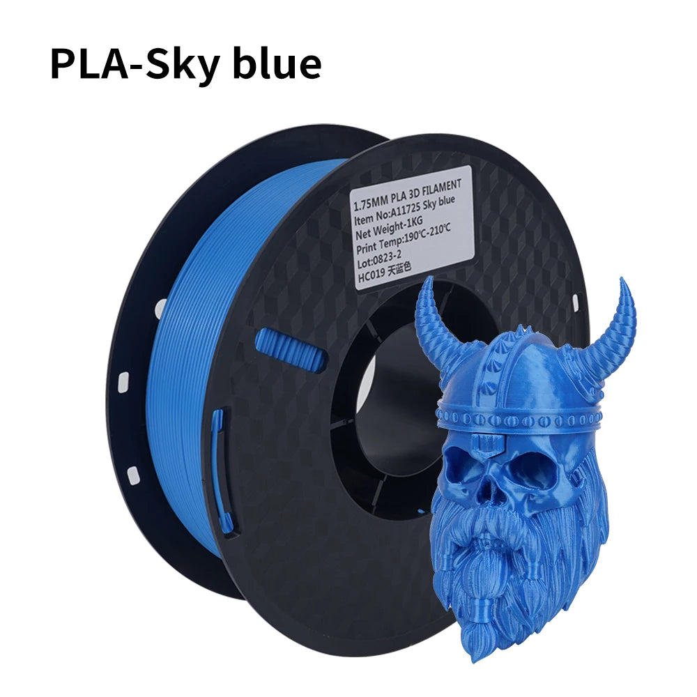 KINGROON 1KG PLA Filament 100% no bubble Plastic Pla 1.75mm 3D Printing Material for 3D Printers 3D Pens