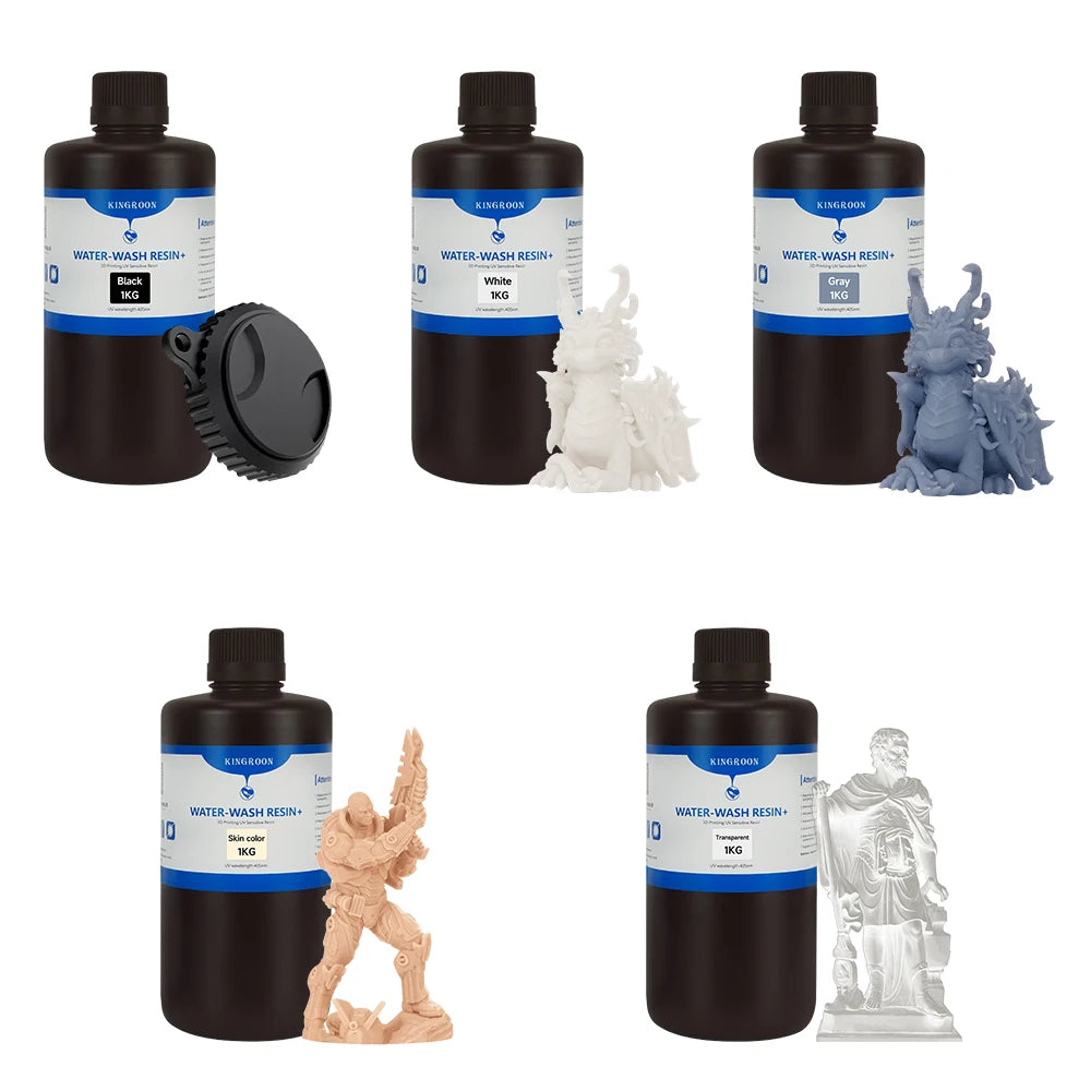 KEEPANG 5/10KG 405nm UV Standard Resin for 3D Printers Resin High Precision Water Washable LCD Printing Resin Material For Photo