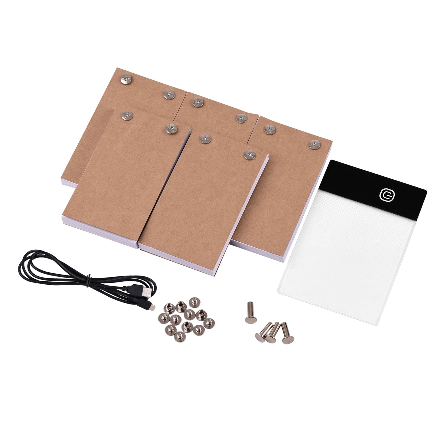 300 Sheets Flipbook for Drawing Tracing Animation Sketching and a Light Pad LED Light Box Tablet