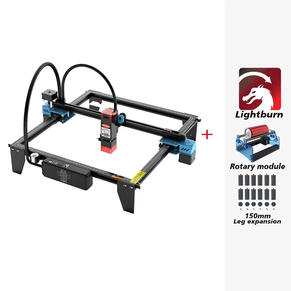 TwoTrees TTS-10 Pro Laser Engraver Stainless Steel Engraving Machine DIY Woodwork Cutting Machine 445±5nm Blue Light Cnc Machine