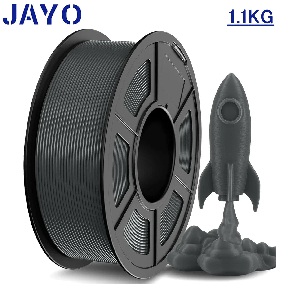 JAYO 1100G 3D High Speed PLA Filament 1.75mm HS PLA  Filament 600mm/s For Bambu FDM 3D Printer Neatly Wound 3D Printing Material
