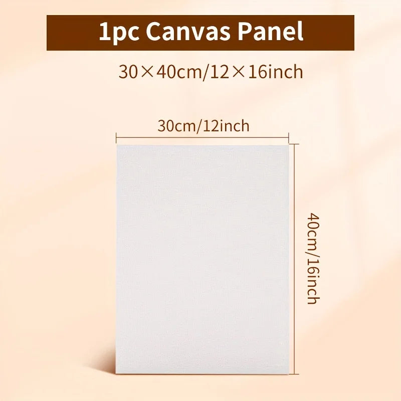 8 Sizes Canvas Panels for Painting,Blank Canvas Boards for Acrylics,Oil,Gouache,Tempera,Primed White for Adults,Hobby Painters.