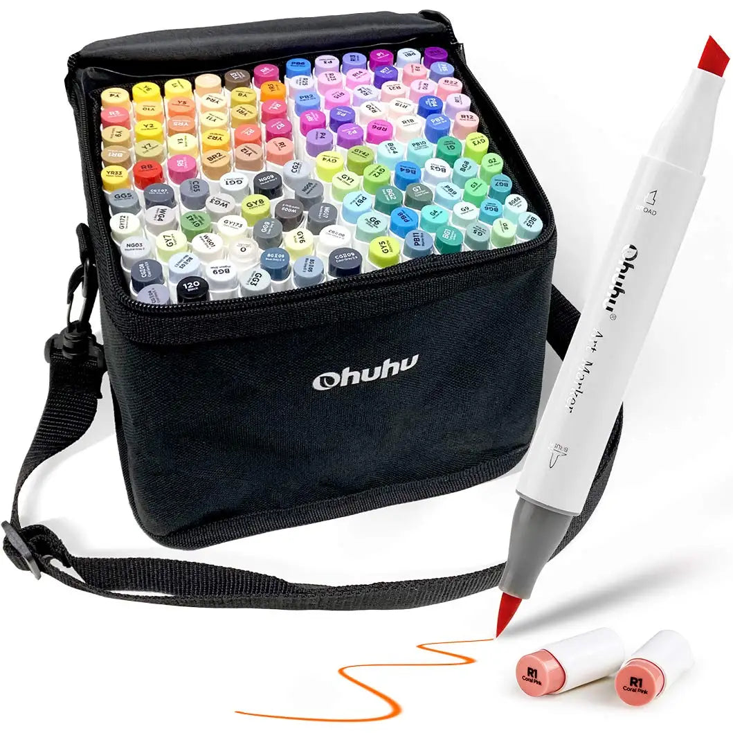 Ohuhu Honolulu 120 set Color Marker Pen