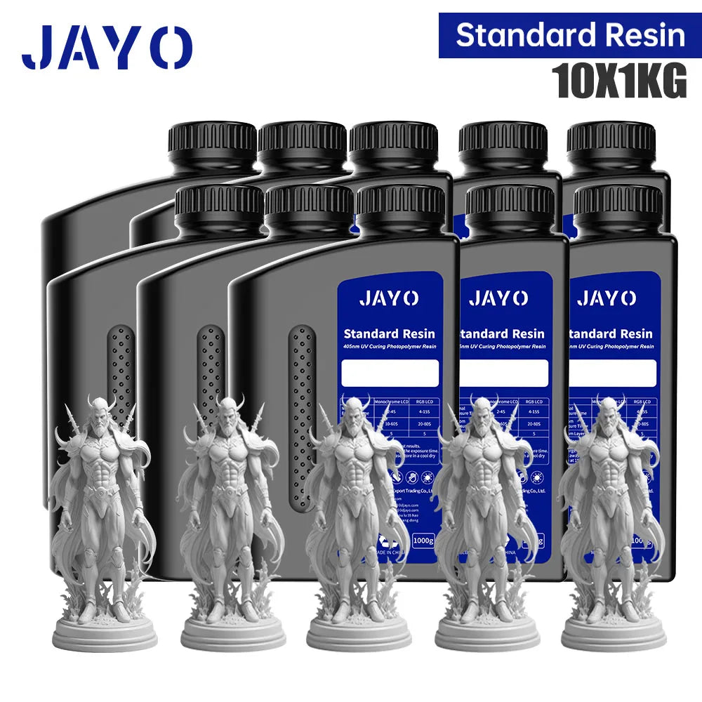 JAYO 5KG&10KG 3D Printer Standard Resin 405nm UV Resin For LCD 3D Printer Material For Printing Easy to Print Good Precision