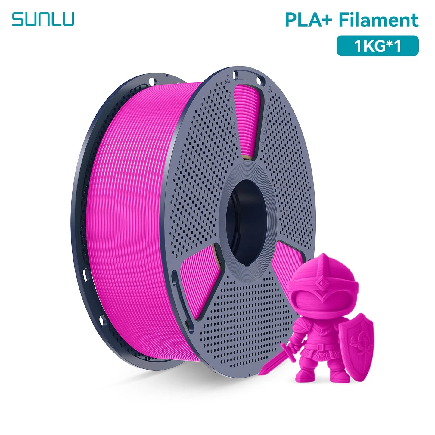 SUNLU PLA PLUS 1KG PLA+ 3D Printer Filament 1.75mm High transparency Tolerance+/-0.02mm Colorful Neatly Wound 300MM/S