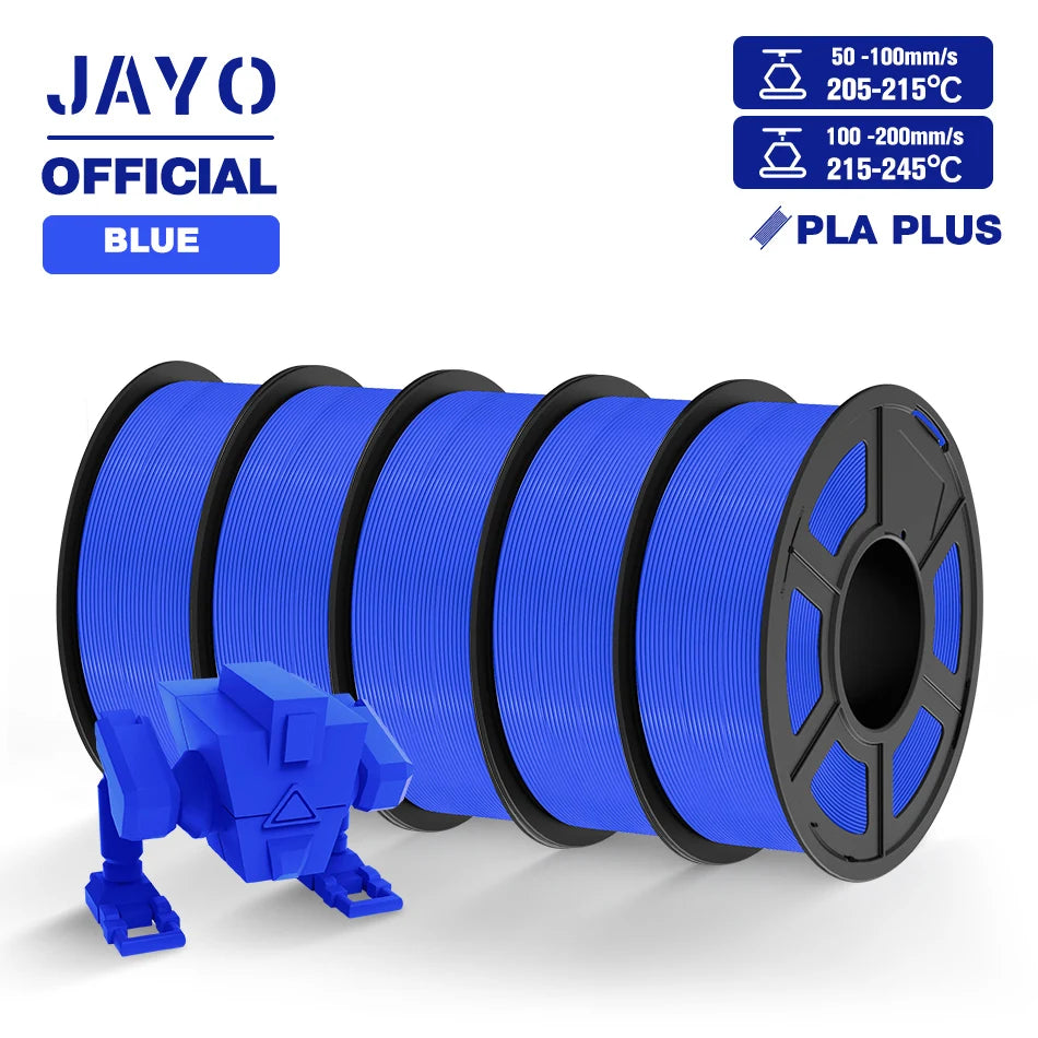 JAYO PLA plus 1.75mm PLA+ 3D Printer Filament Neatly Wound 3D Filament PLA For FDM 3D Printer Macarone Color Materials