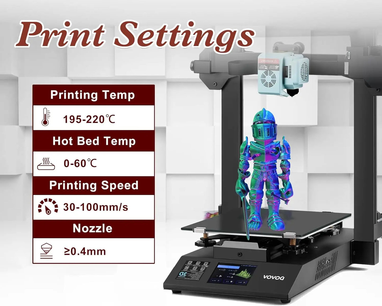 Silk PLA 3D Printing Filament Bundle 2KG, PLA Filament 1.75mm Shiny Tricolor Pack Fast Color Change 3D Printer Filament
