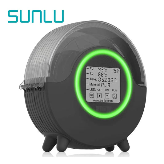 SUNLU S2 3D Printer Filament Dryer Box 70℃ with Humidity Display 4.6" LCD for PLA ABS PA PC 1.75-3.0mm From US/EU/UK/AU