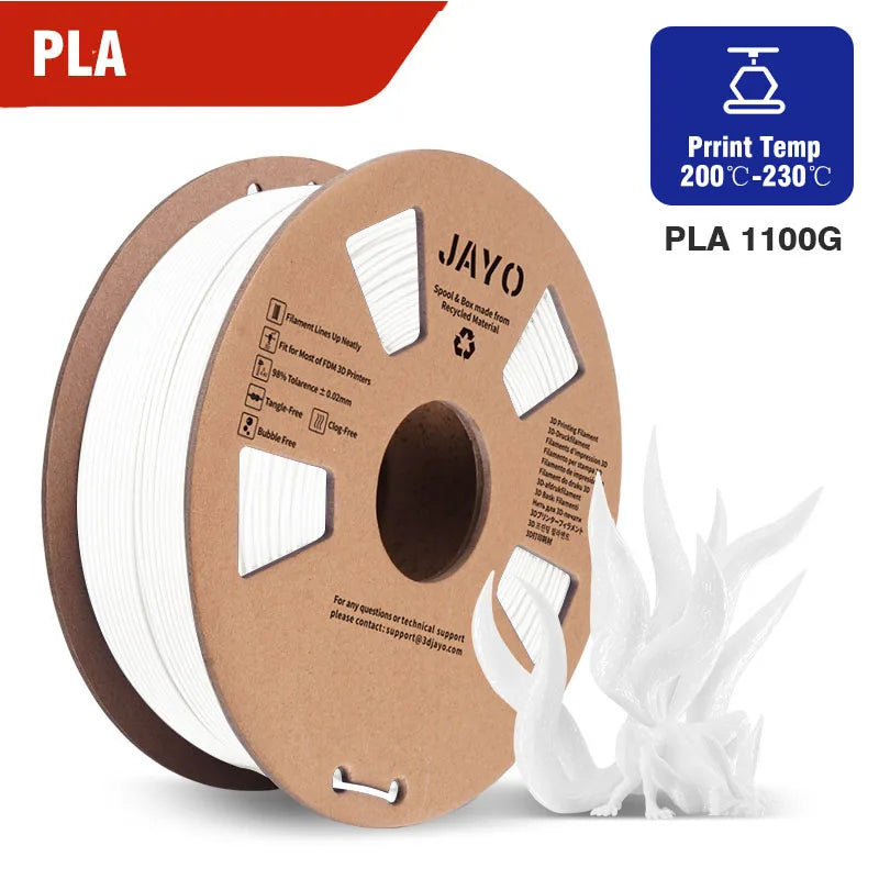JAYO PLA/PETG/SILK/PLA Meta Filament 1Roll 3D Printer Filament 1.75mm 3d Filament PLA Printing Materials for 3D Printer&3D Pen