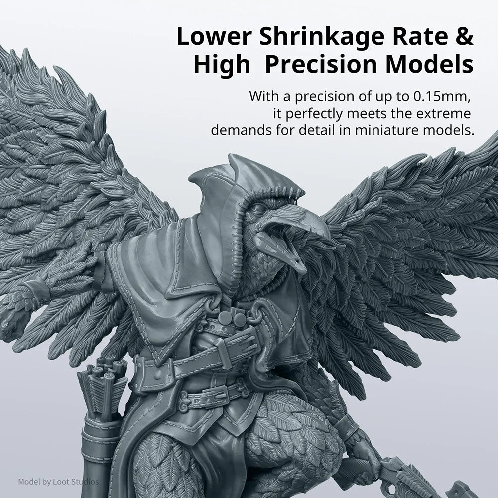 ANYCUBIC 5KG Water-Wash Resin For LCD 3D Printer High Precision Low Odor Low Viscosity 3D Printing Photopolyme