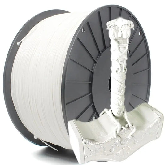White PLA Filament for 3D Printer amp 3D Pen 1.75mm 0.03mm 6.6lb 3kg