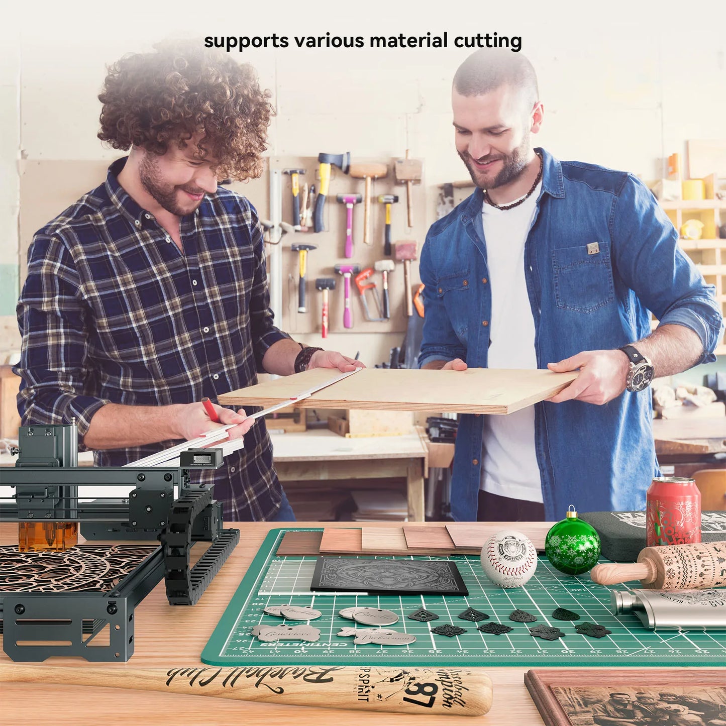 Atomstack A20 Pro V2 Laser Engraver machine Machine 20W Quad-Laser  Cutter Metal Arcylic Wood Glass 400*365mm