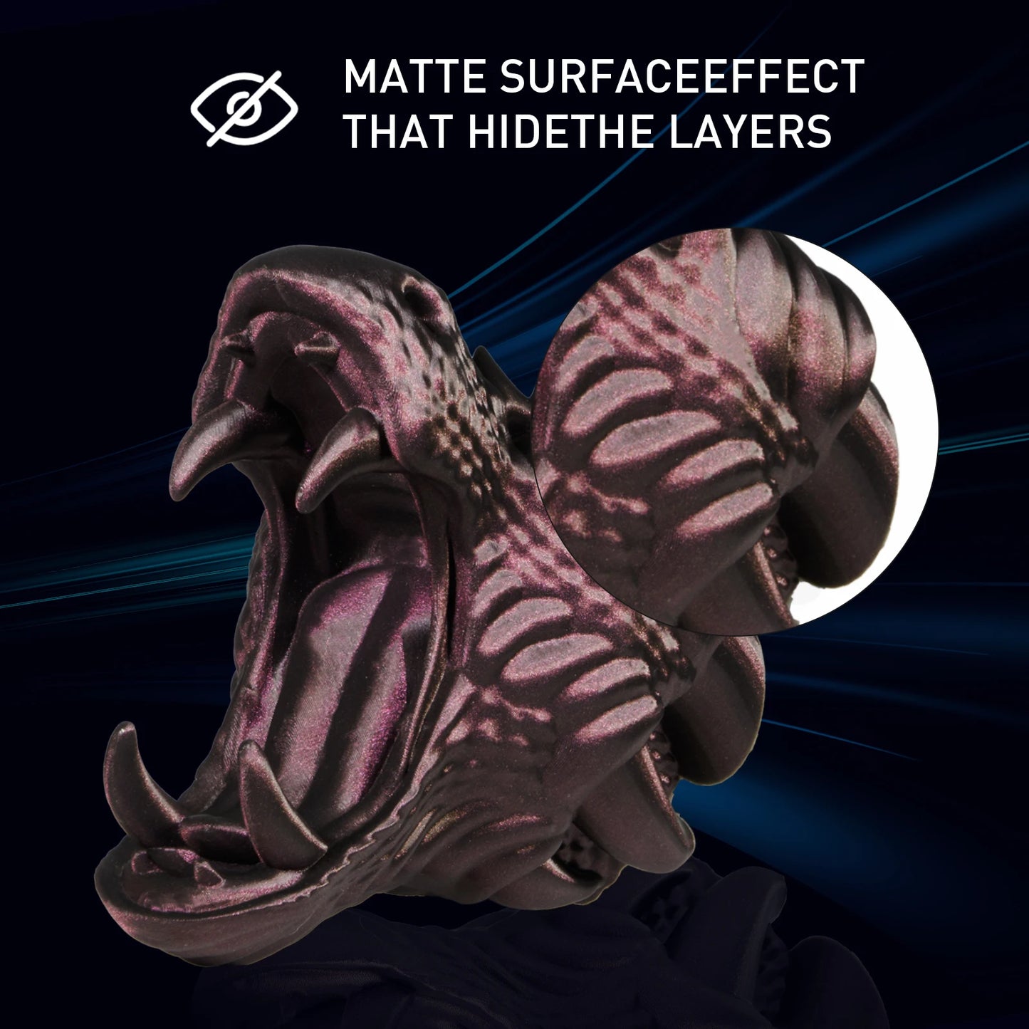 ERYONE 1/5KG Burnt Color Rainbow PLA Filament 3D Print 1.75mm +/-0.03mm, Multicolor Available,1kg/spool