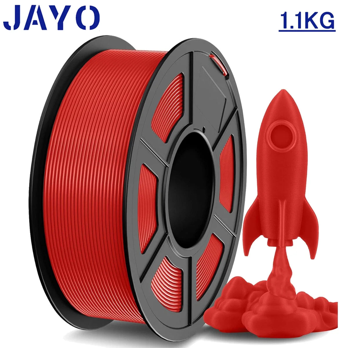 JAYO 1100G 3D High Speed PLA Filament 1.75mm HS PLA  Filament 600mm/s For Bambu FDM 3D Printer Neatly Wound 3D Printing Material