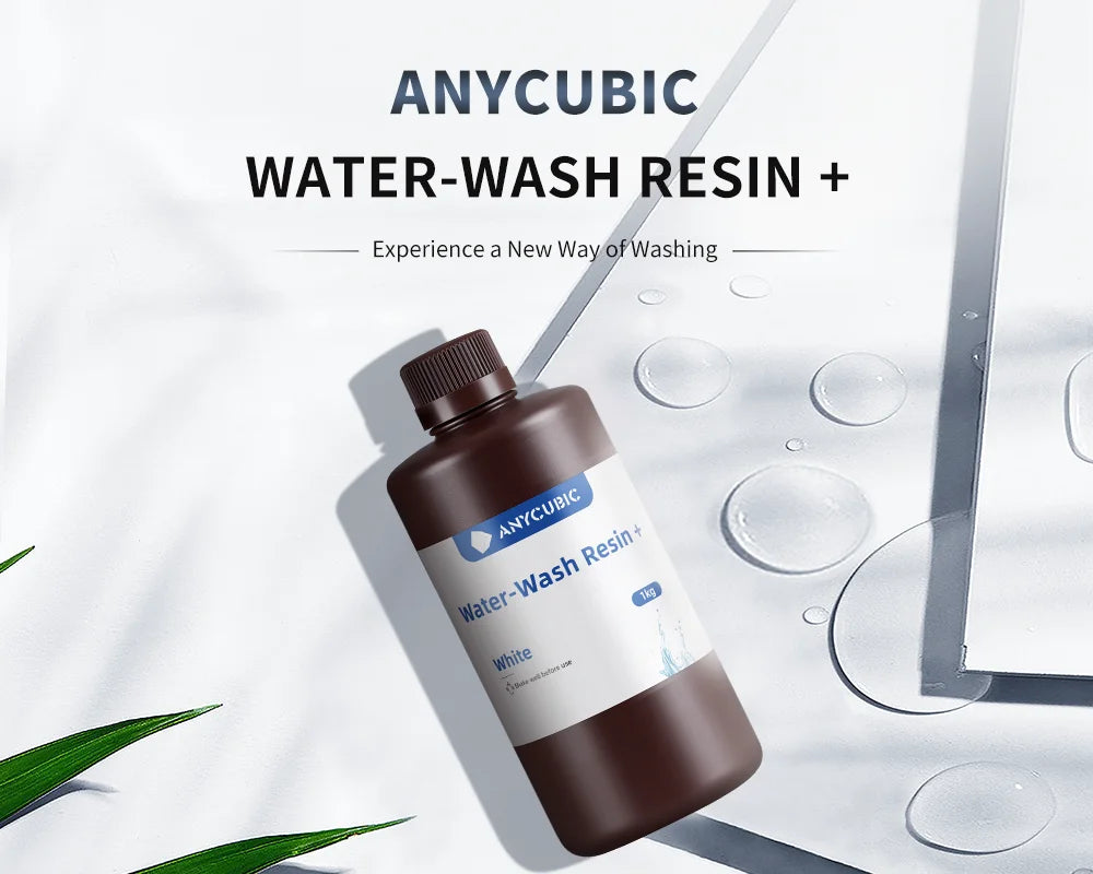 ANYCUBIC Water-Wash 10KG 1KG 3D Printer Resin Water-Washable High Precision Low odor And Low Viscosity for LCD 3D printer Photon