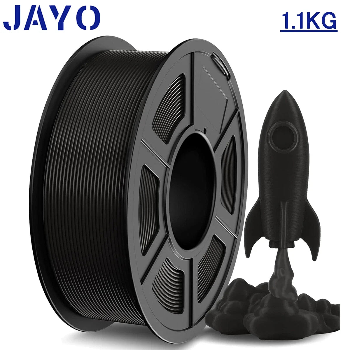 JAYO 1100G 3D High Speed PLA Filament 1.75mm HS PLA  Filament 600mm/s For Bambu FDM 3D Printer Neatly Wound 3D Printing Material
