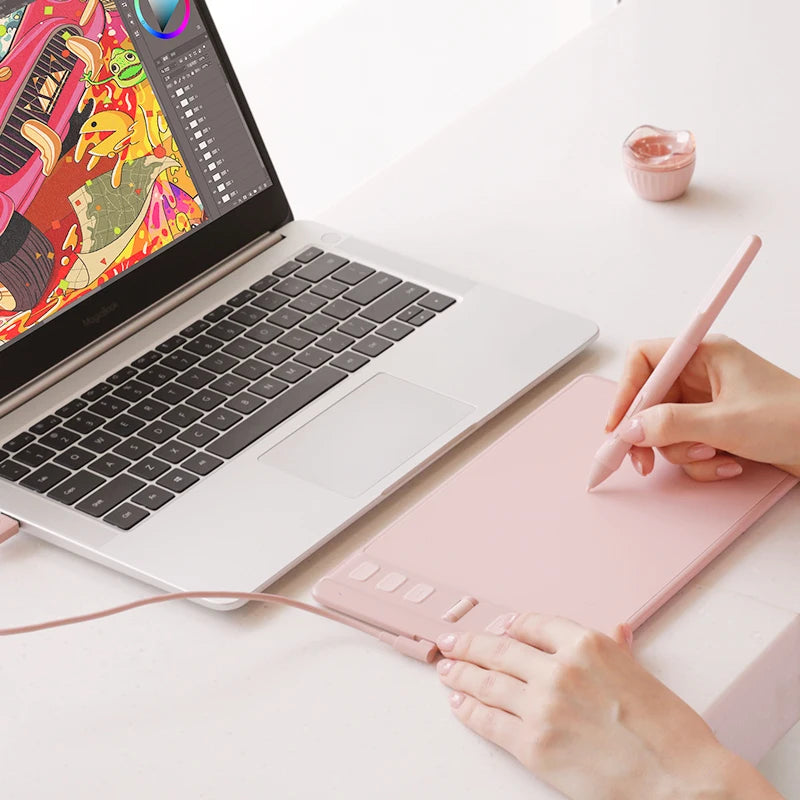 Mutil-colored Graphics Tablets Huion Inspiroy 2 S/M/L Digital Tablet Professional Design Drawing Tablet Portable Signature Pad
