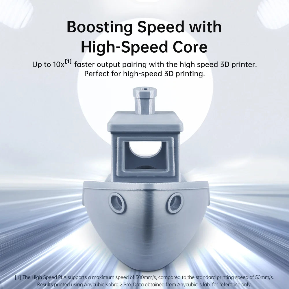 ANYCUBIC 1kg/Roll High-Speed PLA Filament 1.75mm Plastic For 3D Printer Rubber Consumables Material For ANYCUBIC KOBRA 2 Series