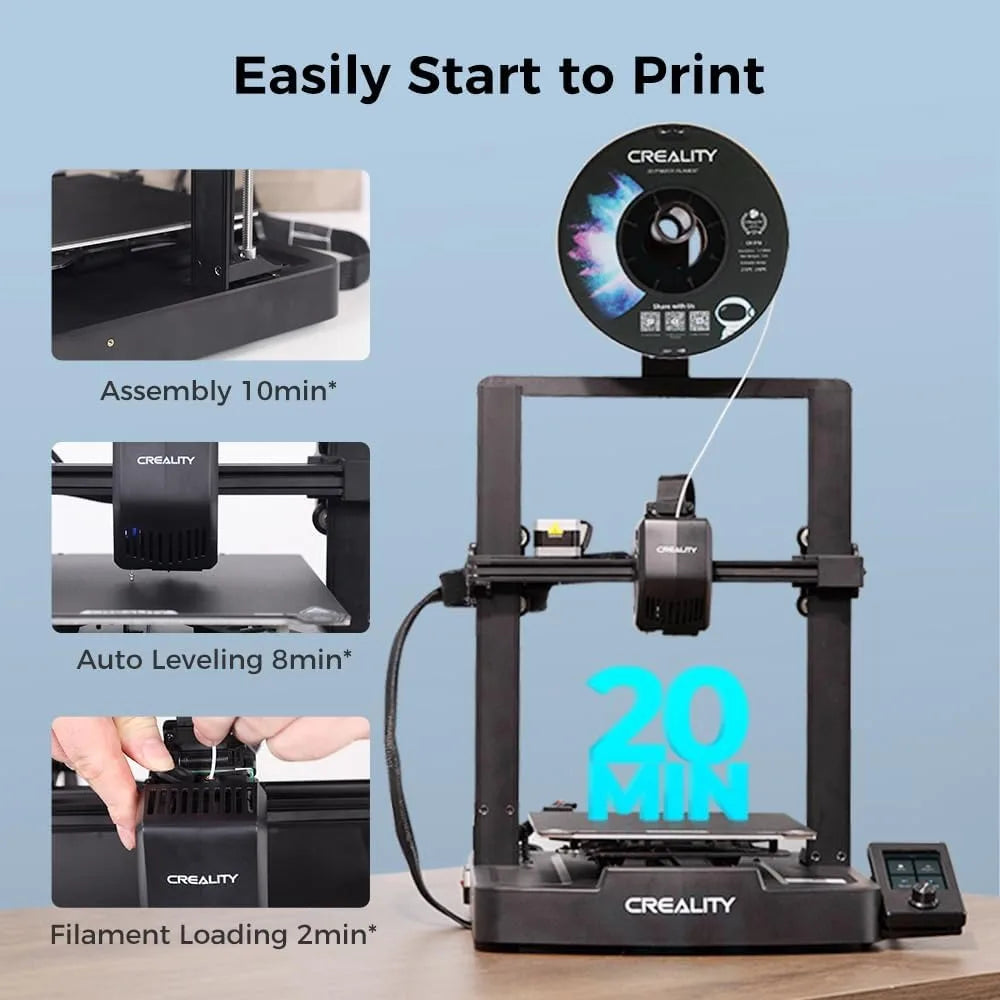 Creality Ender 3 V3 SE 3D Printer, 250mm/s Printing Speed FDM 3D Printers with CR Touch Auto Leveling