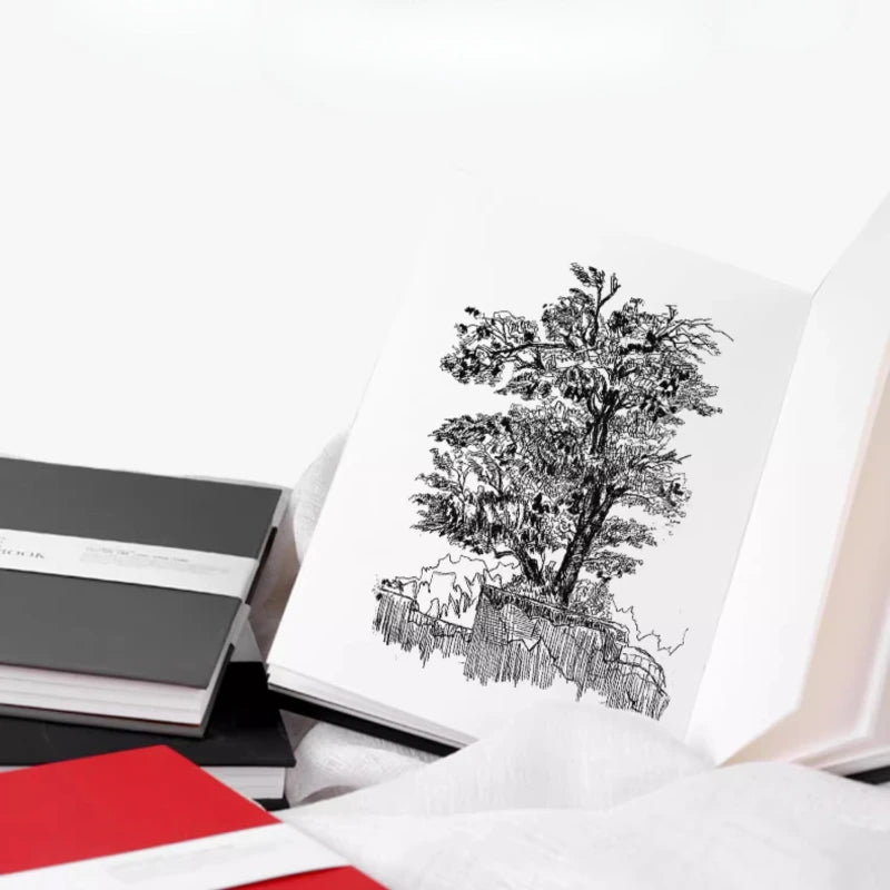 A4/A5 Trace Sketchbook 50 Pages Thickened Paper Can Be Stacked Color Impermeable for Painting Practice Sketch Design Graffiti