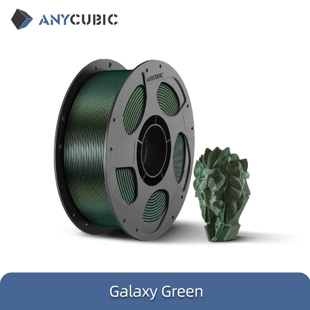 ANYCUBIC PLA Galaxy Filament Starry Effcet 3D Printer Filament Dynamic Colors PLA FDM Kobra 3 combo S1 Combo Printing Filament