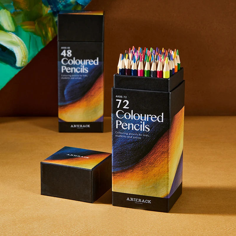 12/18/24/36/48/72 Wooden Colored Pencils Set Coloring Colorful Art Supplies For Artist Drawing Writing Back To School Stationery