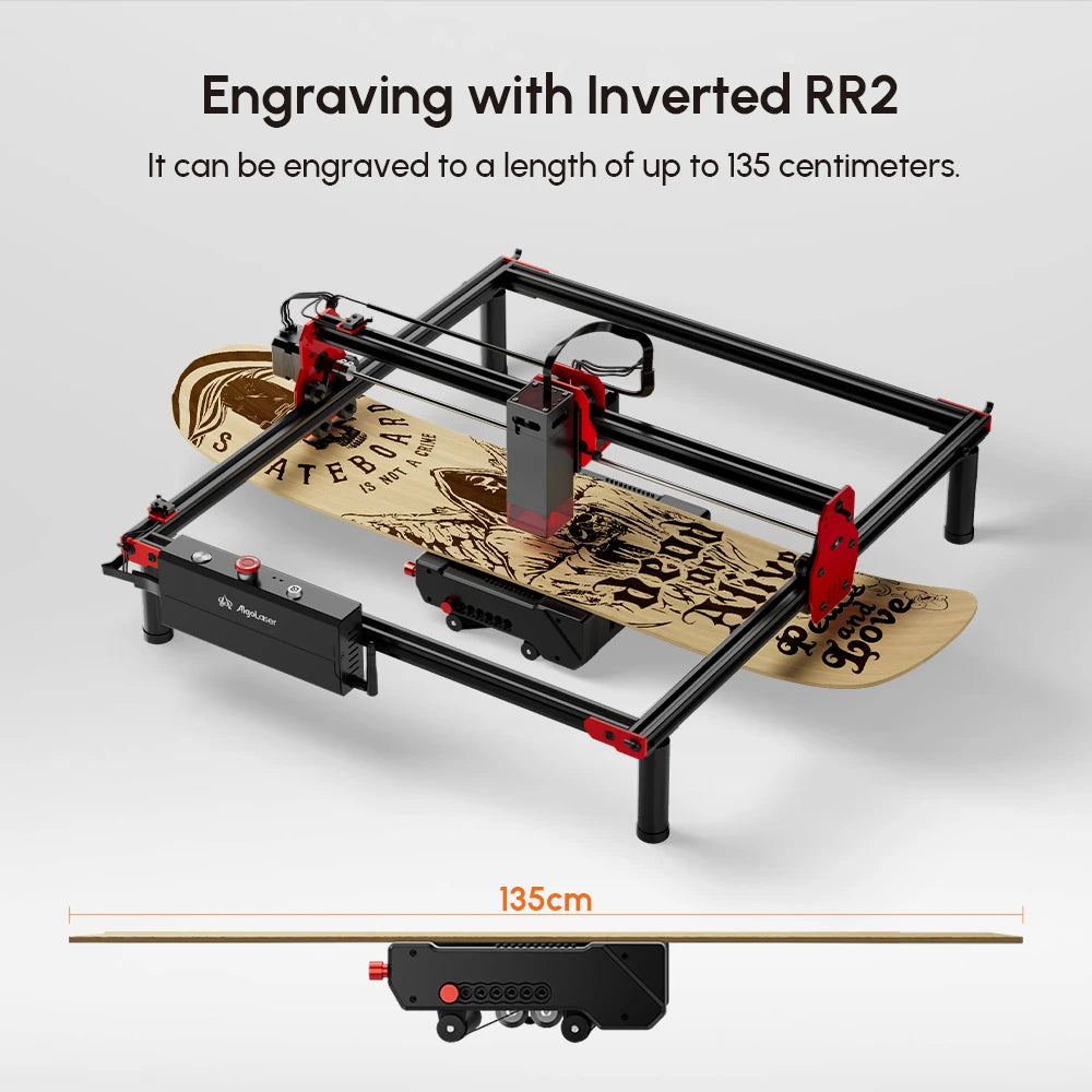 AlgoLaser DIY KIT 10W Laser Engraver 12000mm/min Speed Laser Cutter and Engraver Machine for Wood and Metal 400x400mm Area