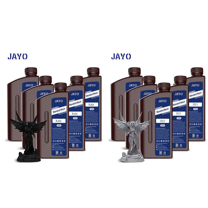 JAYO 3D Resin Water Washab/ABS-Like/Plant Based/Standard 10KG UV Photopolymer Resin Liquid 405nm For LCD 3D Printer Materials