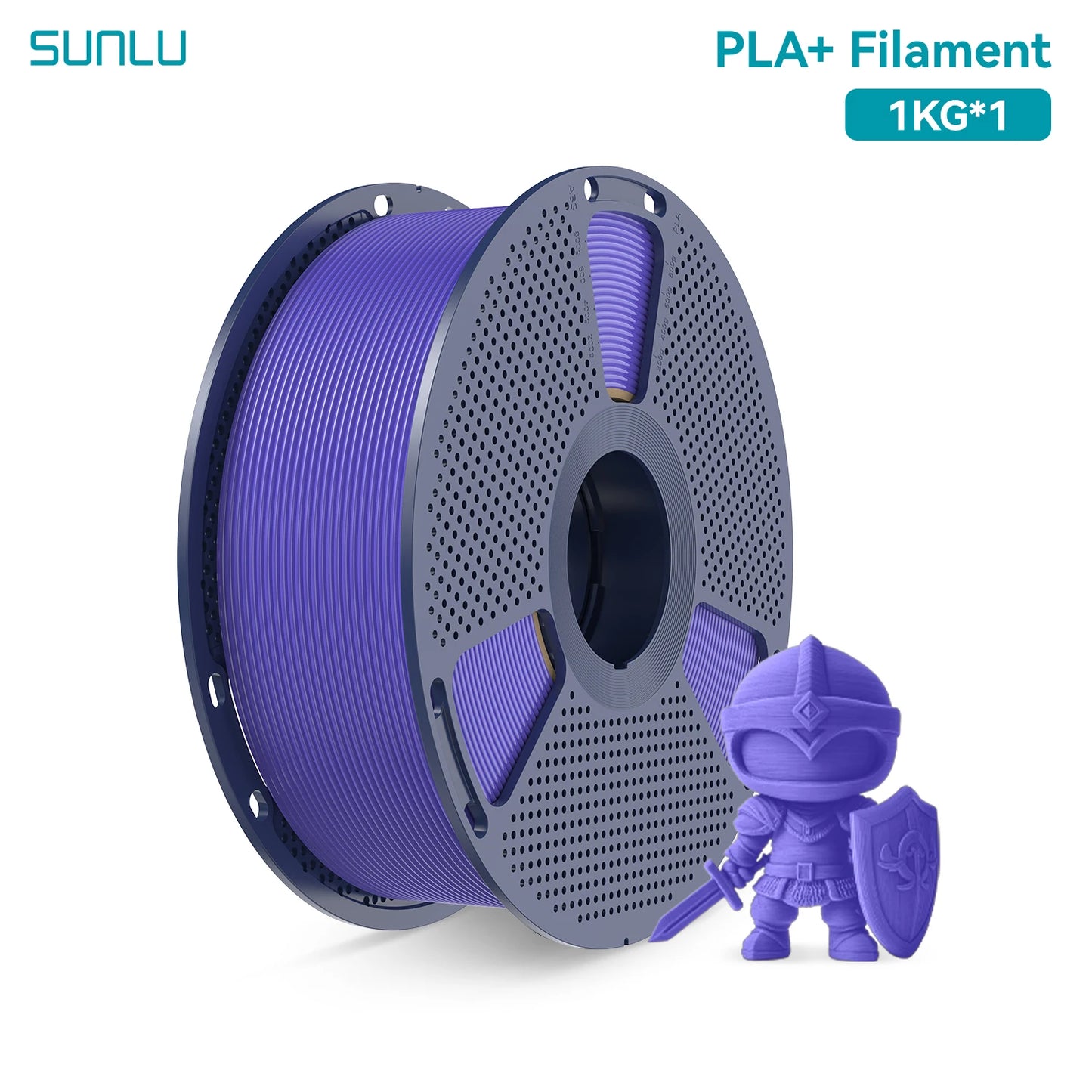 SUNLU PLA PLUS 1KG PLA+ 3D Printer Filament 1.75mm High transparency Tolerance+/-0.02mm Colorful Neatly Wound 300MM/S
