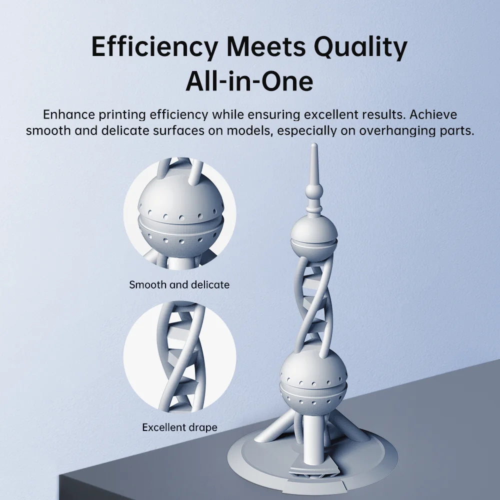 ANYCUBIC 1kg/Roll High-Speed PLA Filament 1.75mm Plastic For 3D Printer Rubber Consumables Material For ANYCUBIC KOBRA 2 Series